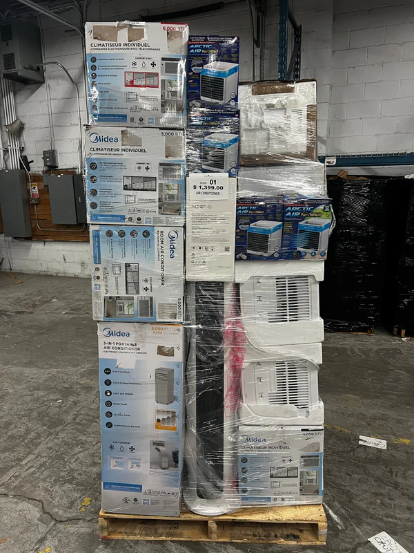 Air Conditioner Pallet – Bulk Air Conditioners & Cooling Units Lot 1