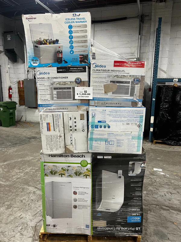 Air Conditioner Pallet – Window & Portable AC Mix Lot 2