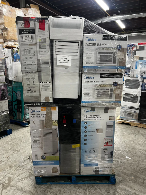 Air Conditioner Pallet – High-Value Cooling Appliances Lot 8
