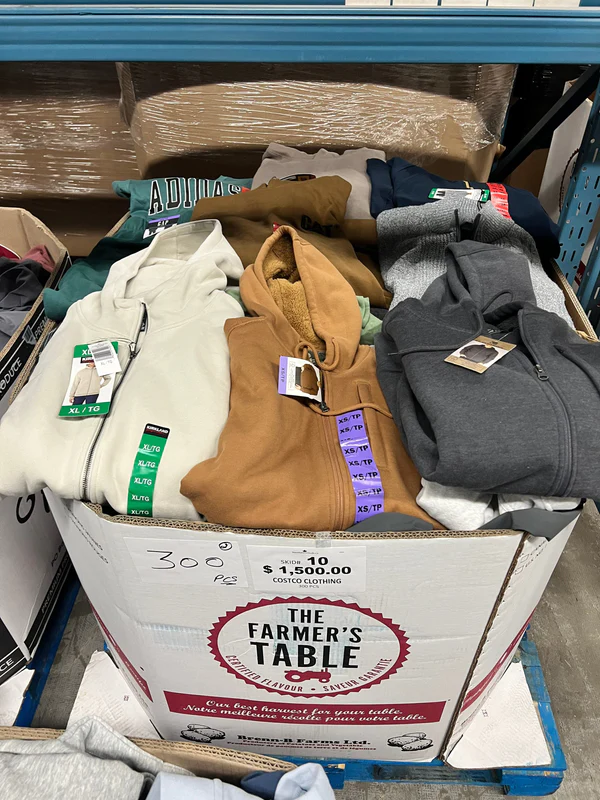 Costco Clothing Pallet – Cold & Warm Weather Apparel Lot 10