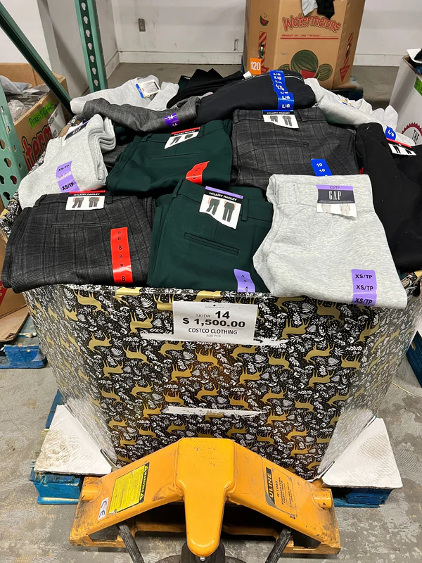 Costco Clothing Pallet – General Apparel Merchandise Lot 14