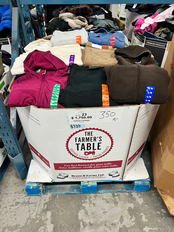 Costco Clothing Pallet – Premium & Everyday Apparel Lot 23