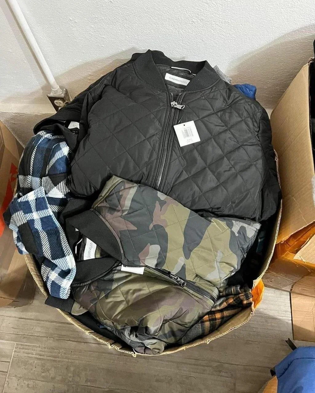 winter jacket pallet